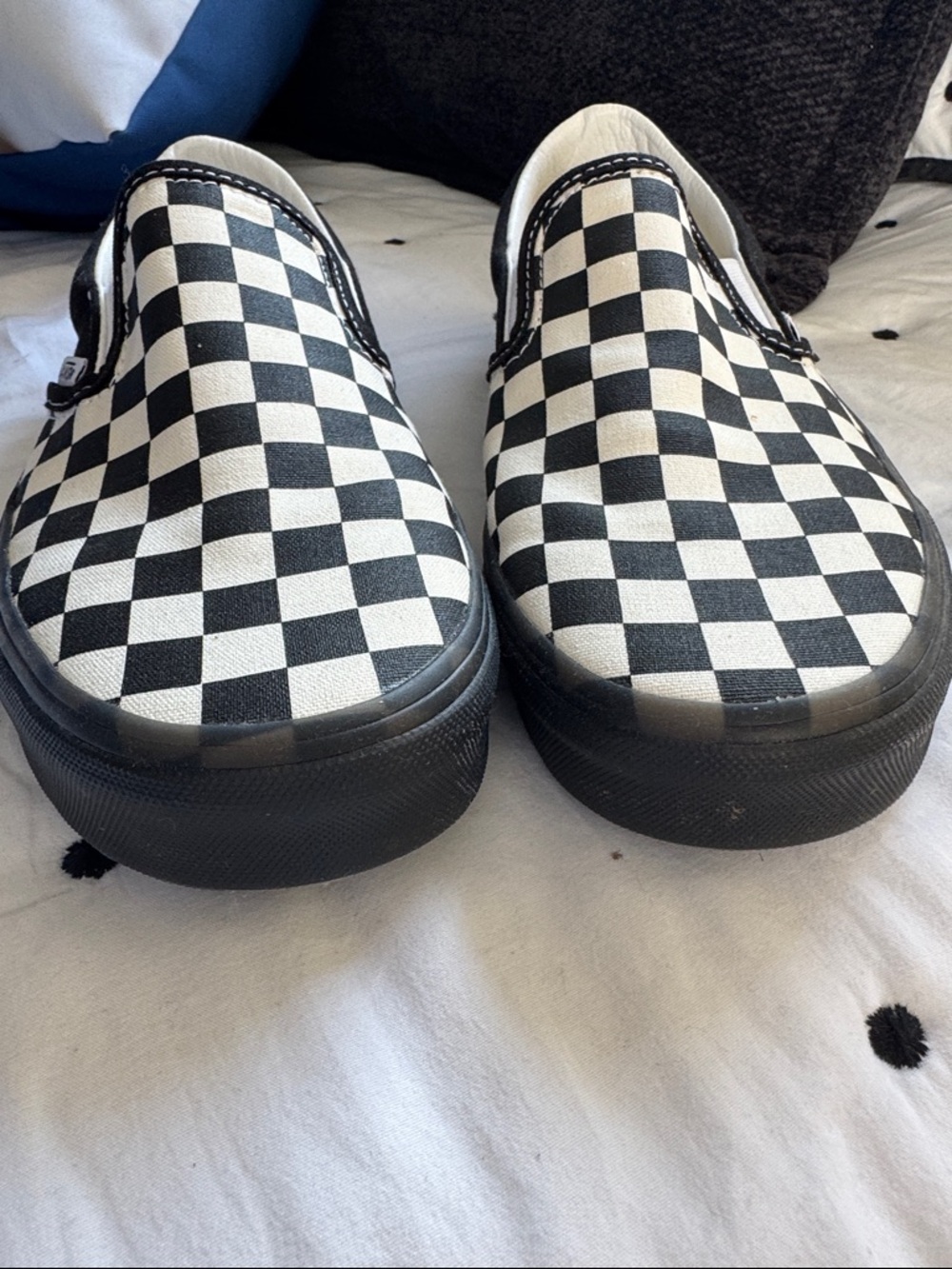 Come on and get in the Vans ....Slip-On Checkerboard Sneakers - - Picture 2 of 6